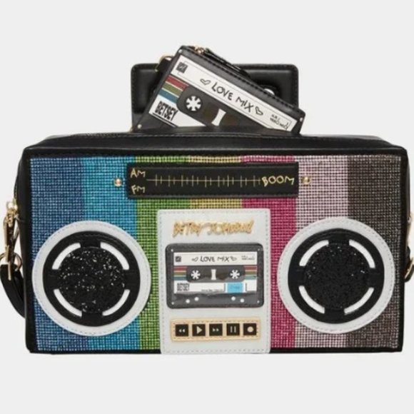 Betsey Johnson Handbags - Betsey Johnson Kitsch SAY ANYTHING BOOM BOX CROSSBODY COLLECTIBLE
